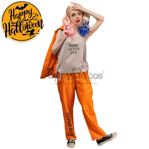 【In Stock】Halloween Cosplay Female Prisoner Costume Costumes