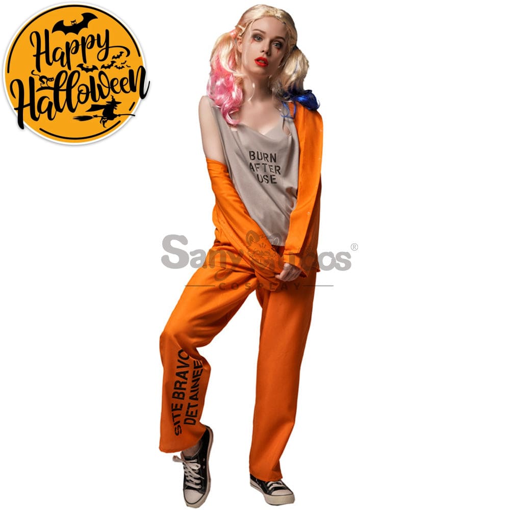 【In Stock】Halloween Cosplay Female Prisoner Costume Costumes