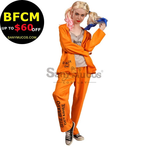 【In Stock】Halloween Cosplay Female Prisoner Costume Costumes