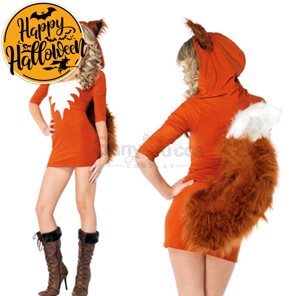 【In Stock】Halloween Cosplay Fox Costume Costumes