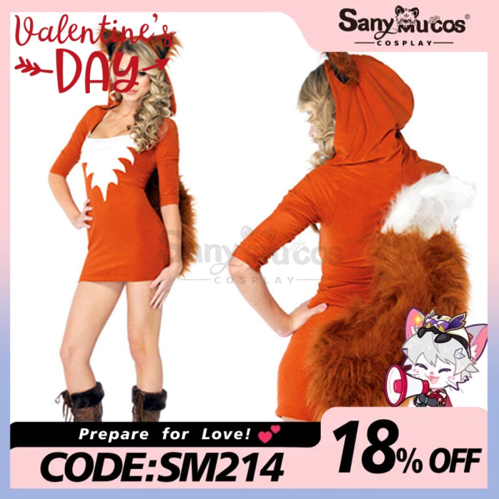 【In Stock】Halloween Cosplay Fox Costume Costumes