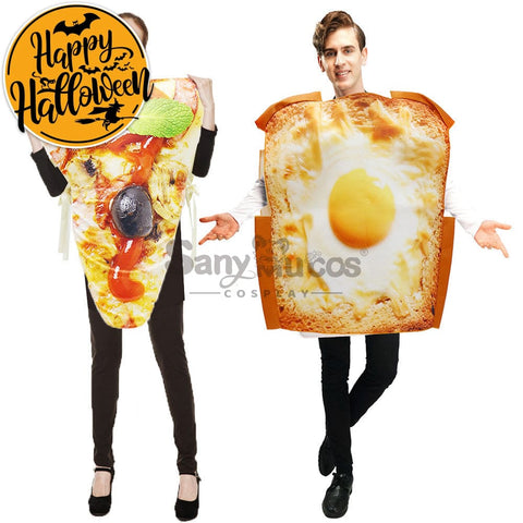 【In Stock】Halloween Cosplay French Toast/Pizza Costume Costumes