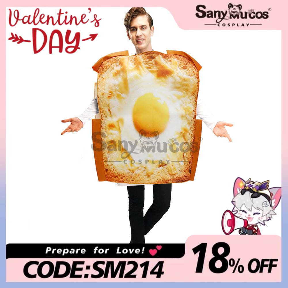 【In Stock】Halloween Cosplay French Toast/Pizza Costume Toast Costumes