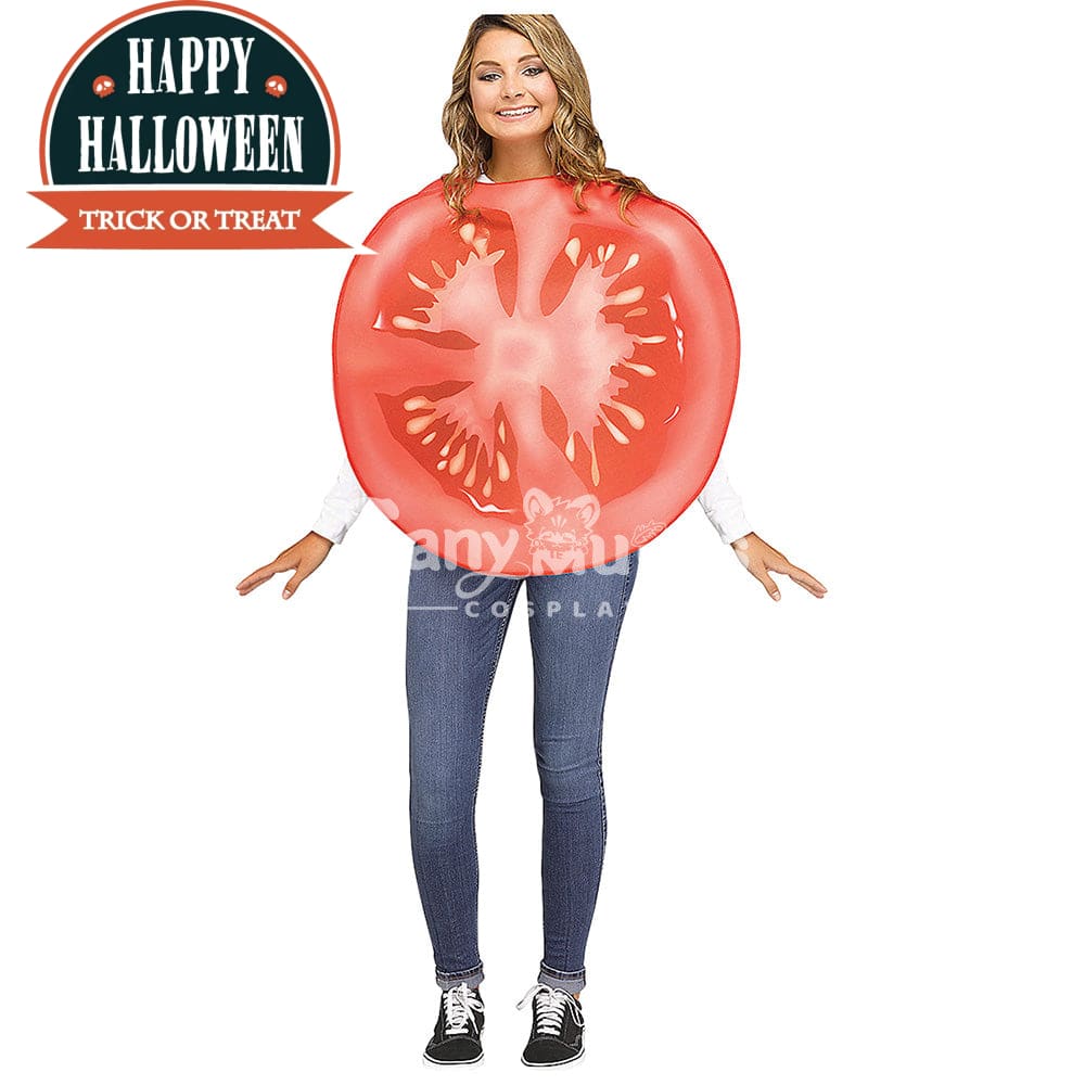 【In Stock】Halloween Cosplay Fried Egg/Lettuce/Tomato/Bacon Costume Tomato Costumes