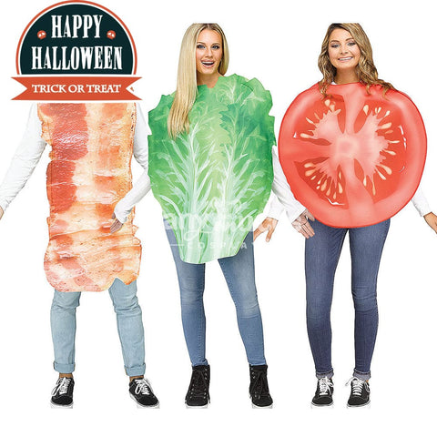 【In Stock】Halloween Cosplay Fried Egg/Lettuce/Tomato/Bacon Costume Costumes