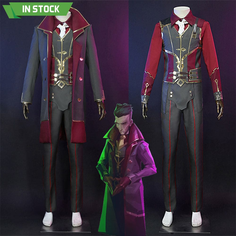 【In Stock】Game Arcane: League Of Legends Cosplay Silco Costume Costumes