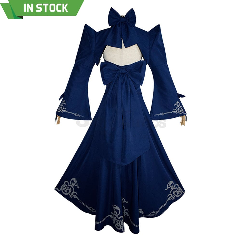 【In Stock】Game Fate/Stay Night Cosplay Artoria Pendragon (Saber) Costume Plus Size Costumes