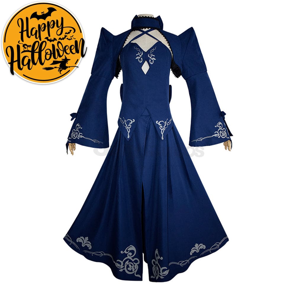 【In Stock】Game Fate/Stay Night Cosplay Artoria Pendragon (Saber) Costume Plus Size Costumes