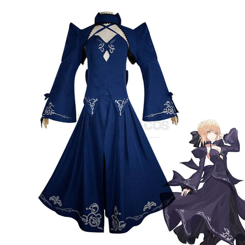 【In Stock】Game Fate/Stay Night Cosplay Artoria Pendragon (Saber) Costume Plus Size Costumes