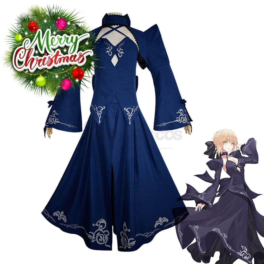 【In Stock】Game Fate/Stay Night Cosplay Artoria Pendragon (Saber) Costume Plus Size Costumes