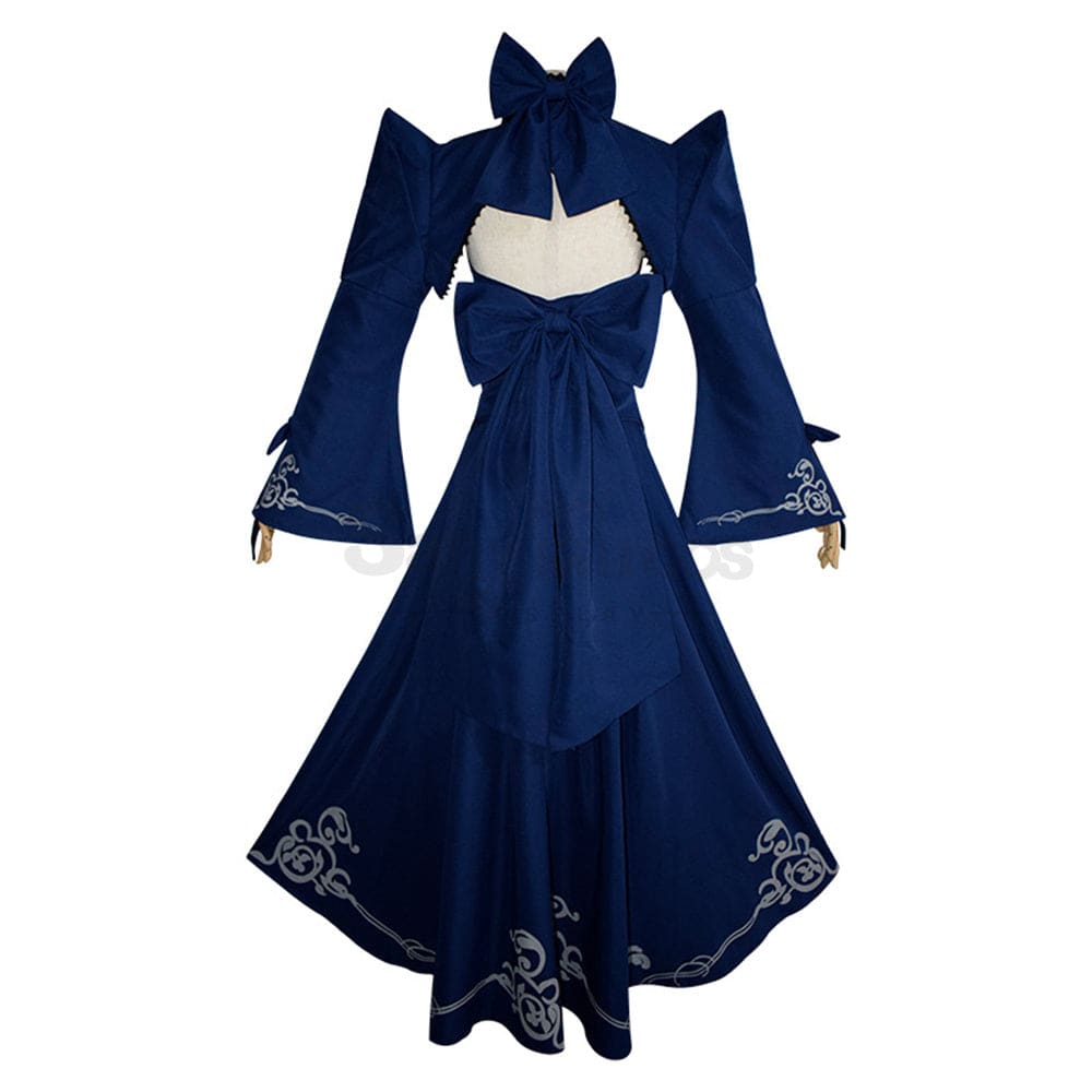 【In Stock】Game Fate/Stay Night Cosplay Artoria Pendragon (Saber) Costume Plus Size Costumes