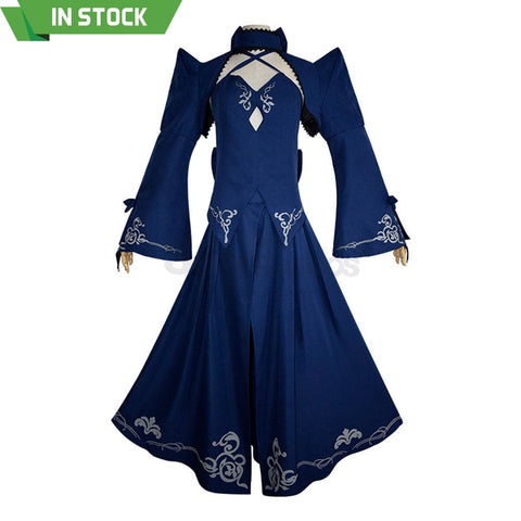 【In Stock】Game Fate/Stay Night Cosplay Artoria Pendragon (Saber) Costume Plus Size Costumes