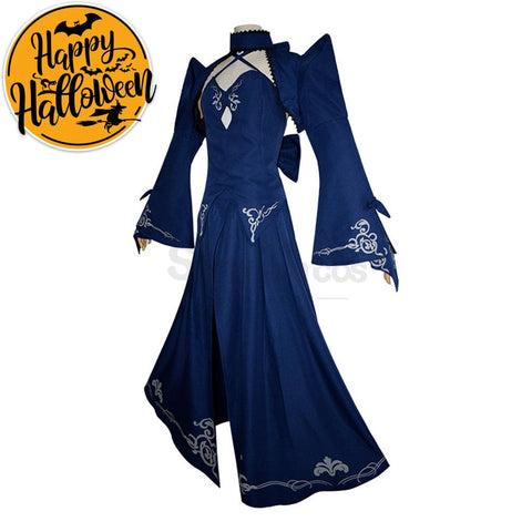 【In Stock】Game Fate/Stay Night Cosplay Artoria Pendragon (Saber) Costume Plus Size Costumes