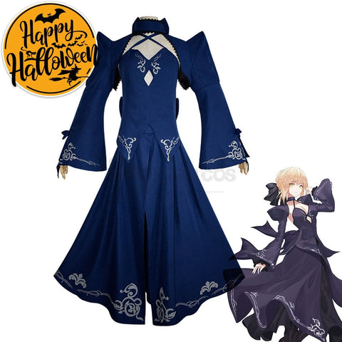 【In Stock】Game Fate/Stay Night Cosplay Artoria Pendragon (Saber) Costume Plus Size Costumes