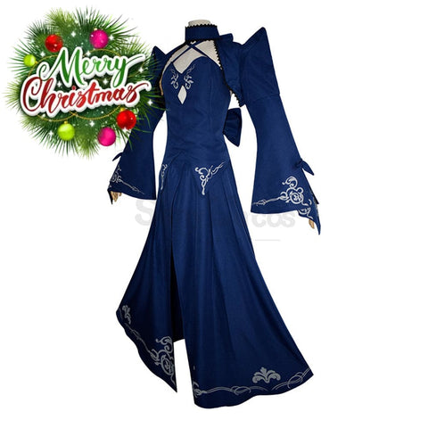 【In Stock】Game Fate/Stay Night Cosplay Artoria Pendragon (Saber) Costume Plus Size Costumes