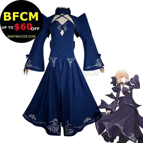 【In Stock】Game Fate/Stay Night Cosplay Artoria Pendragon (Saber) Costume Plus Size Costumes