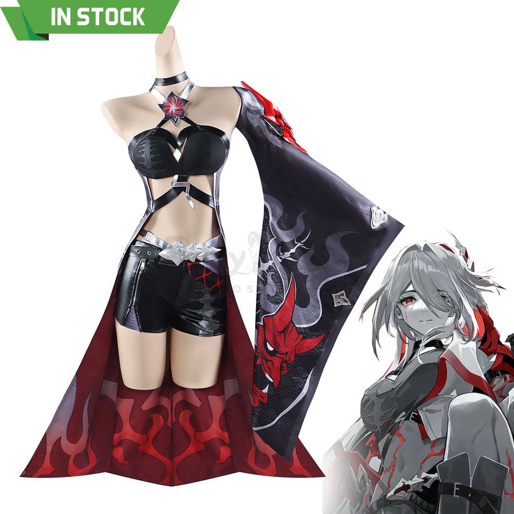 Game Honkai: Star Rail Cosplay Acheron Red Costume Plus Size Costumes