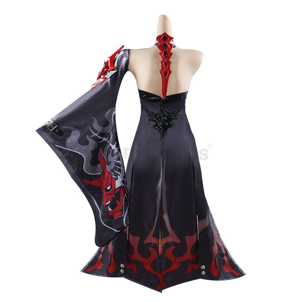 Game Honkai: Star Rail Cosplay Acheron Red Costume Plus Size Costumes