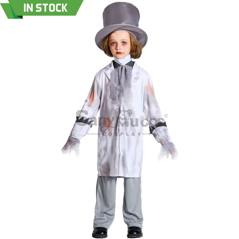 【In Stock】Halloween Cosplay Ghost Costume Family Edition Boys / S Costumes