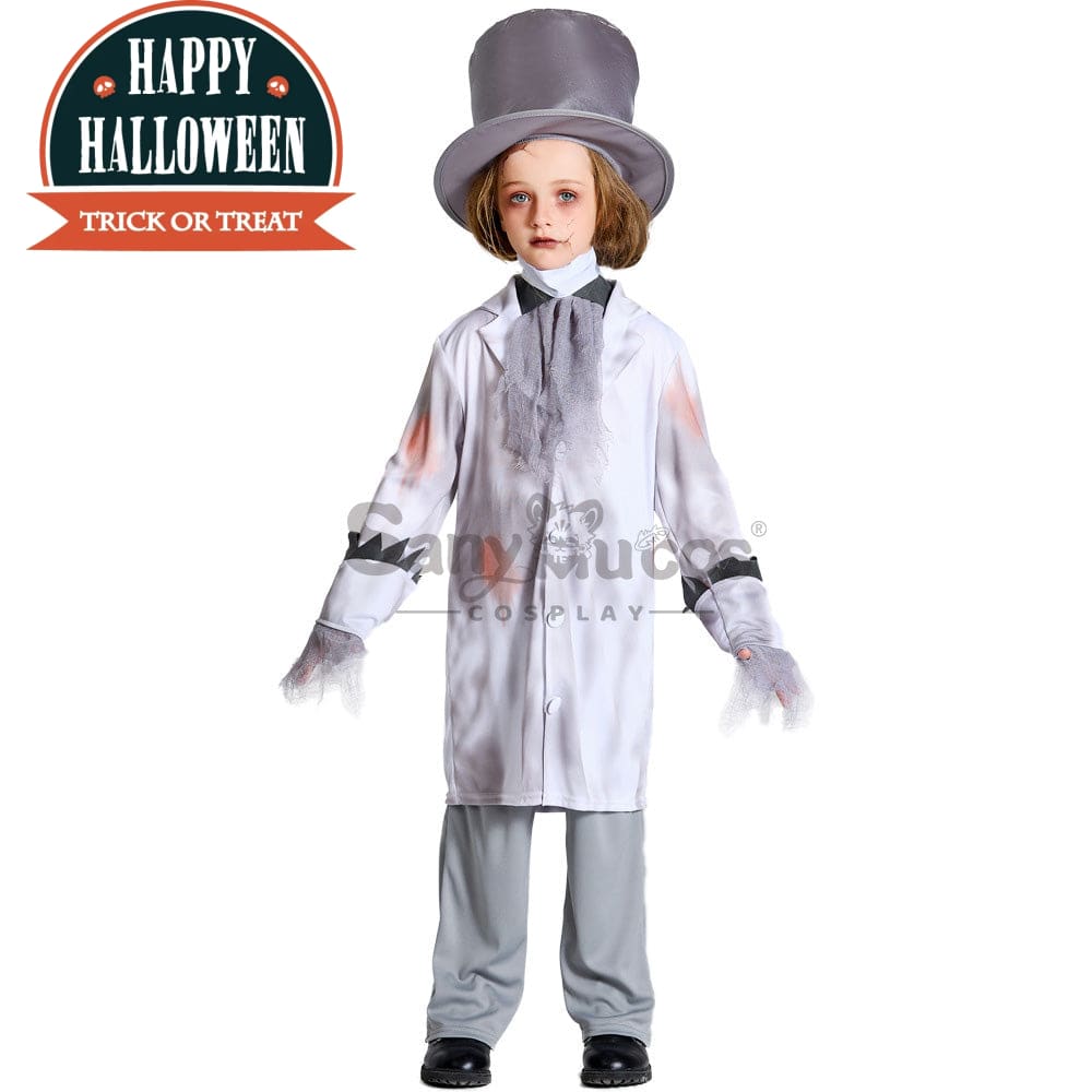 【In Stock】Halloween Cosplay Ghost Costume Family Edition Boys / S Costumes