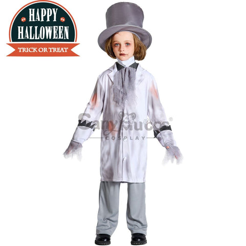 【In Stock】Halloween Cosplay Ghost Costume Family Edition Boys / S Costumes