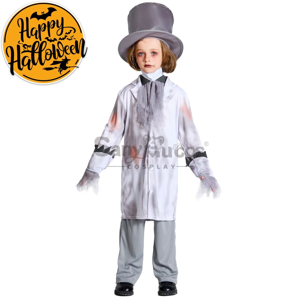 【In Stock】Halloween Cosplay Ghost Costume Family Edition Boys / S Costumes