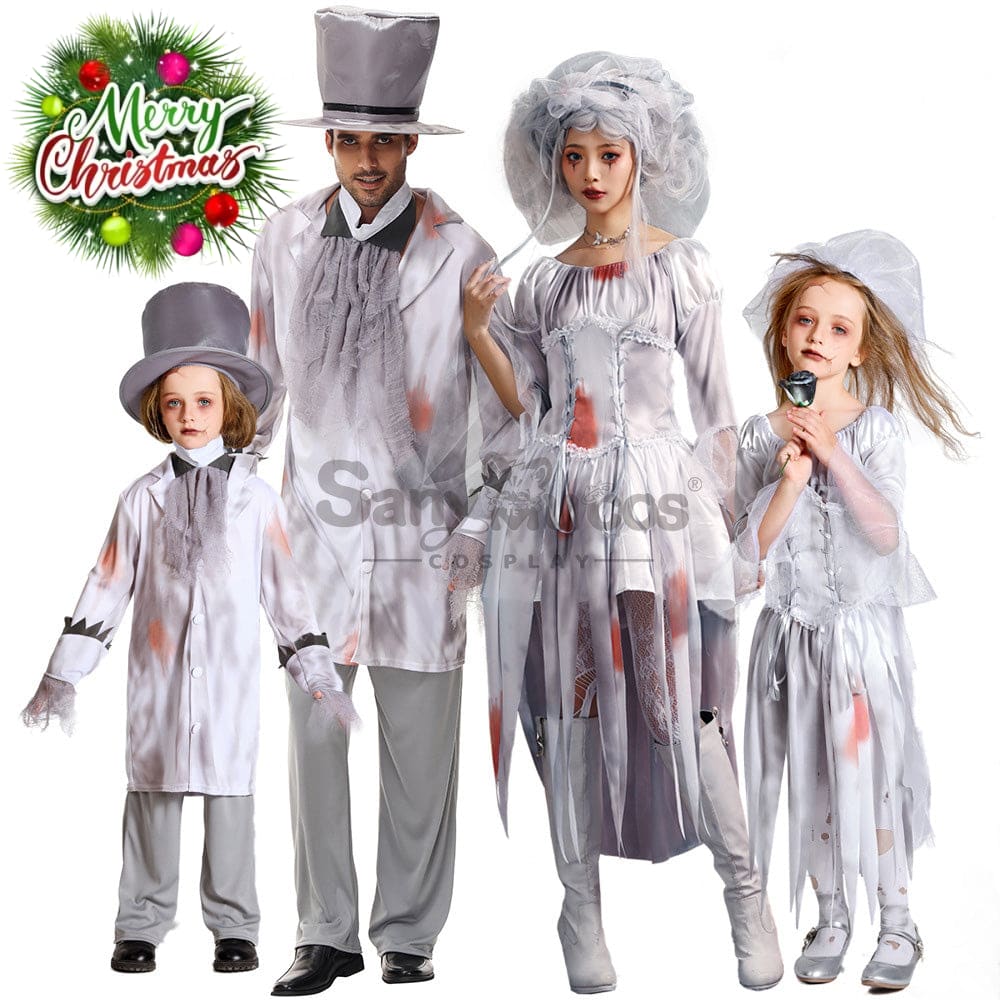 【In Stock】Halloween Cosplay Ghost Costume Family Edition Costumes