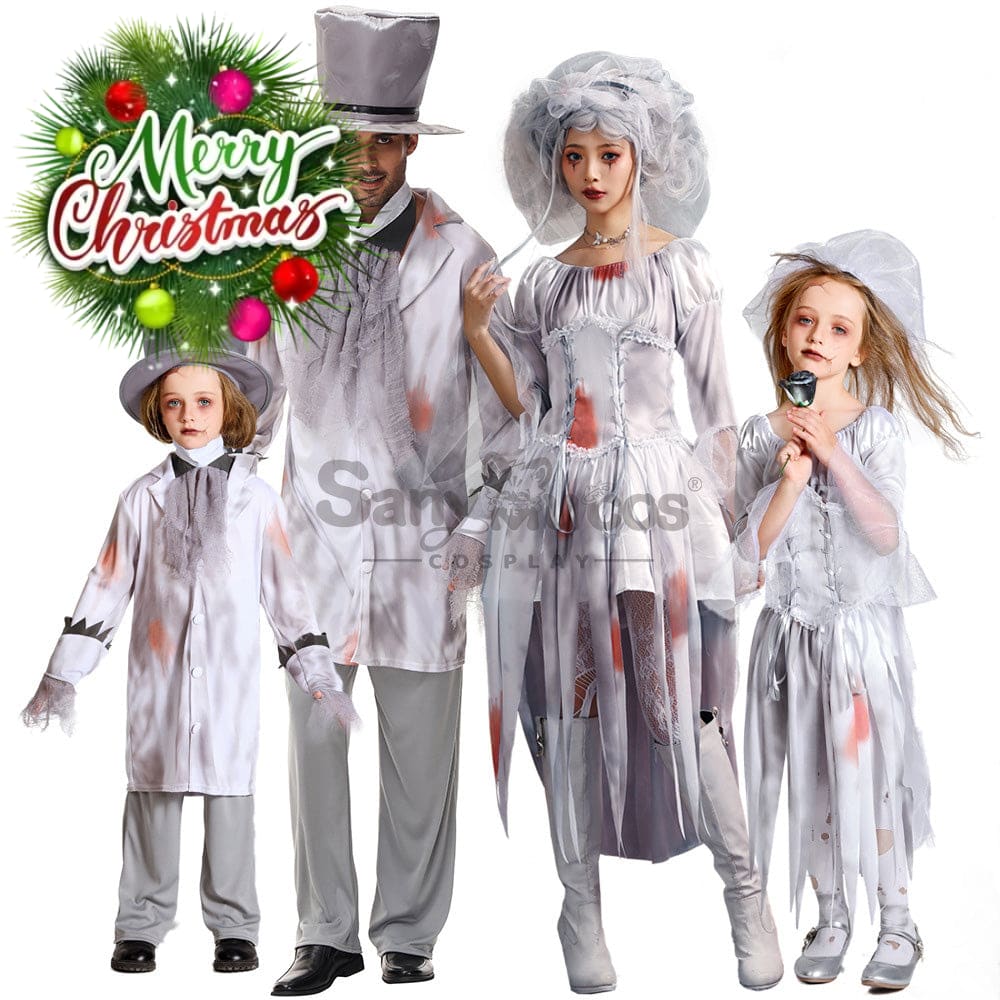 【In Stock】Halloween Cosplay Ghost Costume Family Edition Costumes