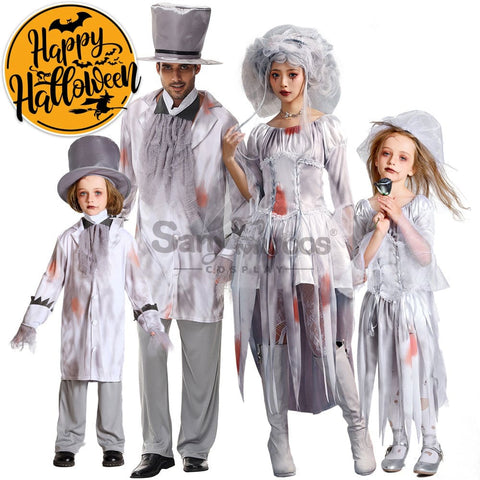 【In Stock】Halloween Cosplay Ghost Costume Family Edition Costumes