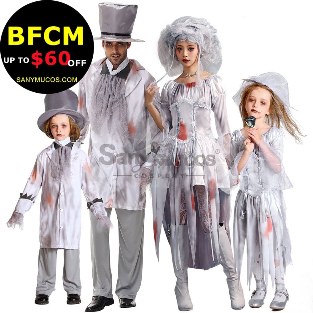 【In Stock】Halloween Cosplay Ghost Costume Family Edition Costumes