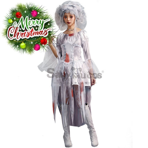 【In Stock】Halloween Cosplay Ghost Costume Family Edition Female / S Costumes