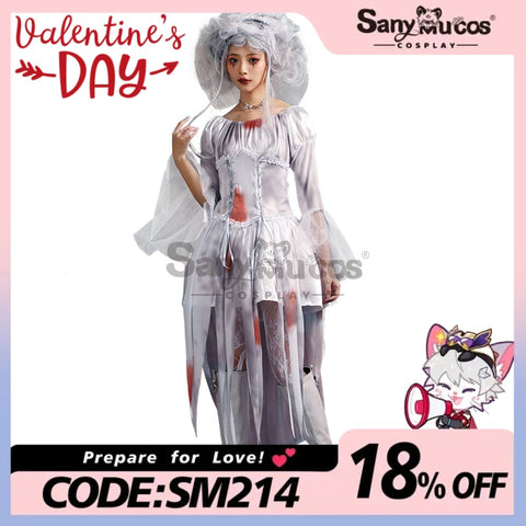 【In Stock】Halloween Cosplay Ghost Costume Family Edition Female / S Costumes