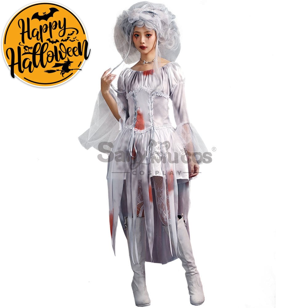 【In Stock】Halloween Cosplay Ghost Costume Family Edition Female / S Costumes