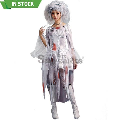 【In Stock】Halloween Cosplay Ghost Costume Family Edition Female / S Costumes