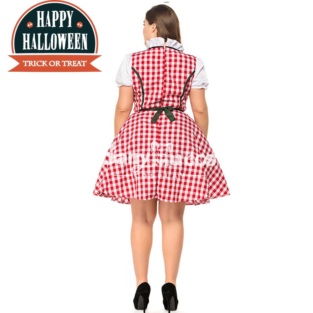 【In Stock】Halloween Cosplay Green Beer Festival Dress Costume Plus Size Costumes