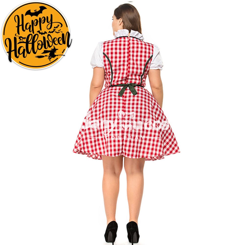 【In Stock】Halloween Cosplay Green Beer Festival Dress Costume Plus Size Costumes