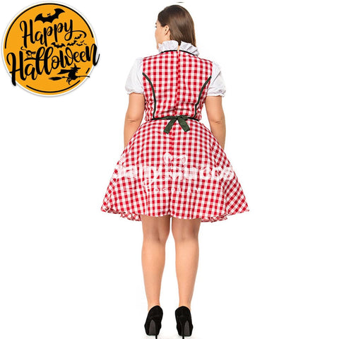 【In Stock】Halloween Cosplay Green Beer Festival Dress Costume Plus Size Costumes