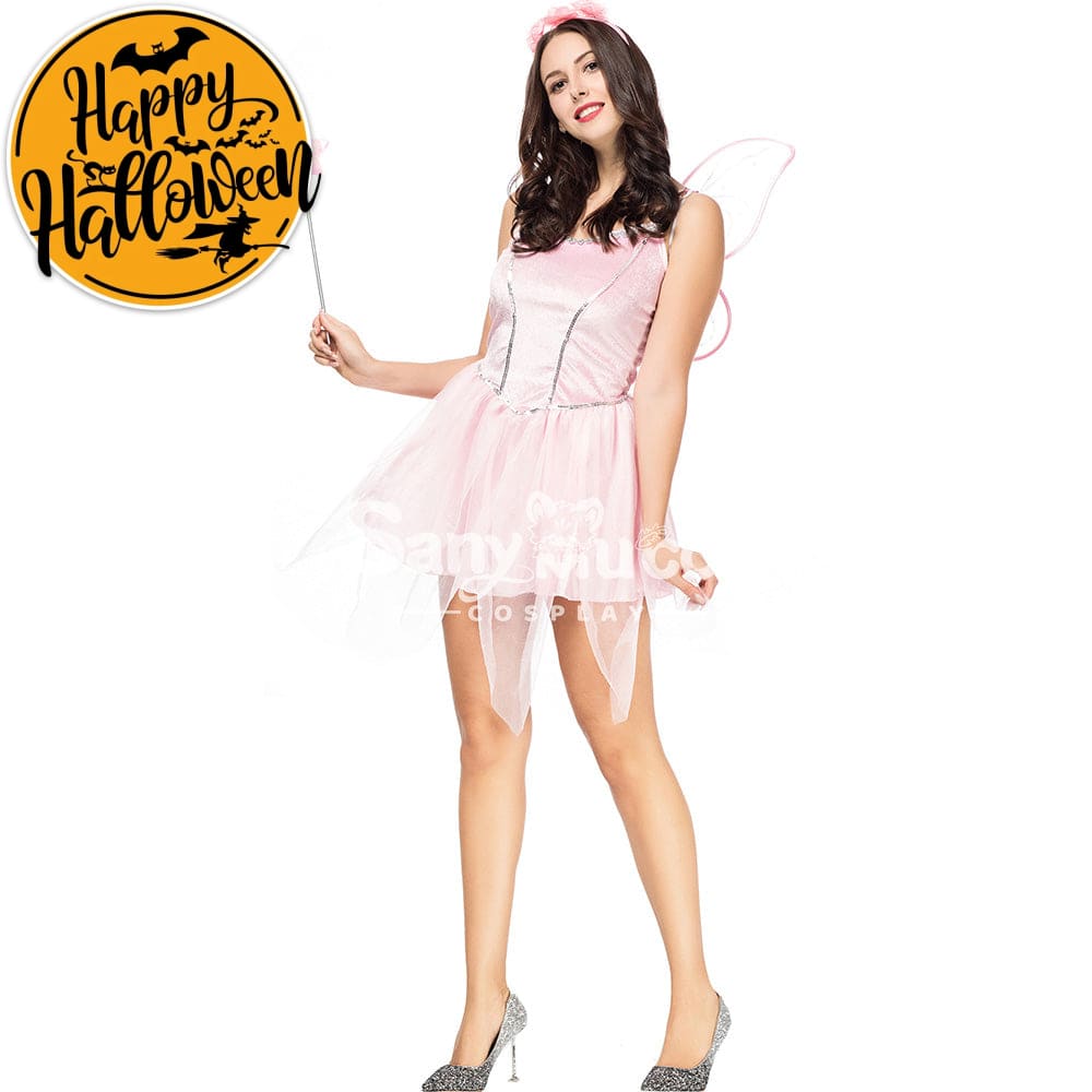 【In Stock】Halloween Cosplay Green Forest Angel Costume Costumes