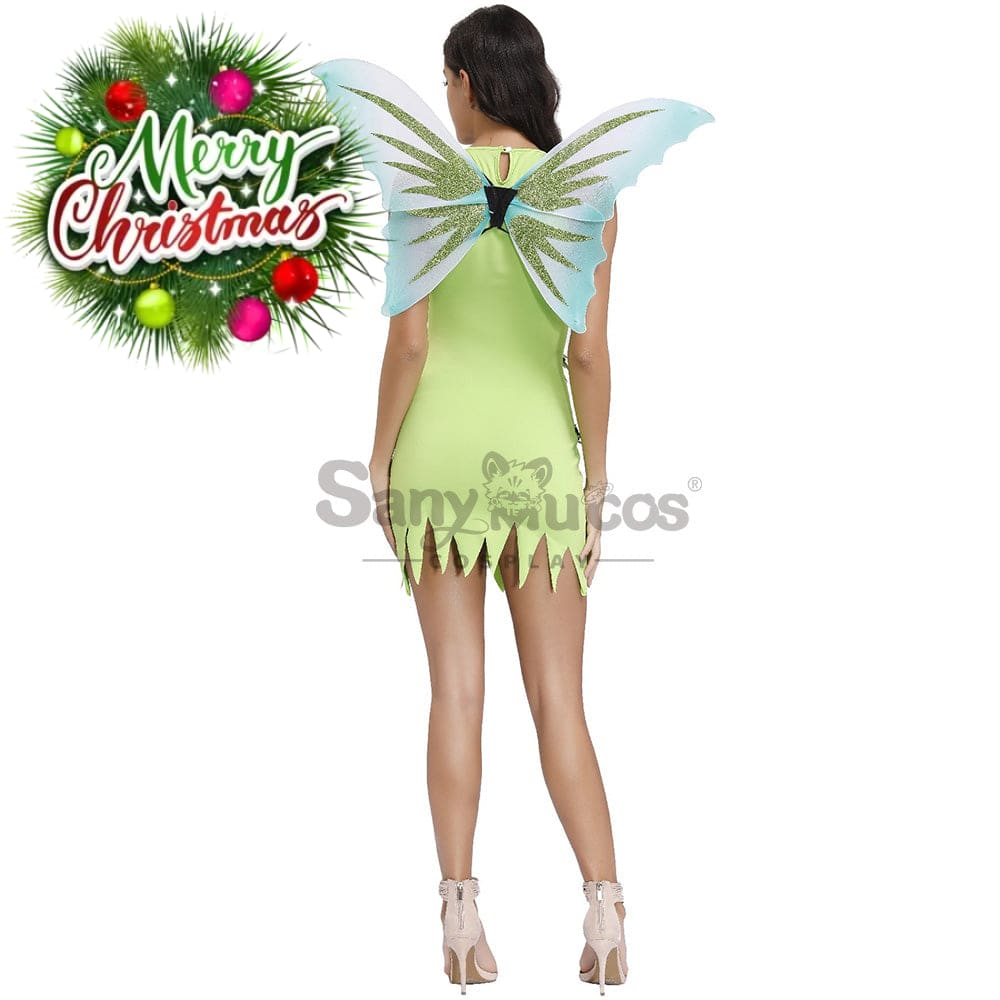 【In Stock】Halloween Cosplay Green Forest Butterfly Costume Costumes