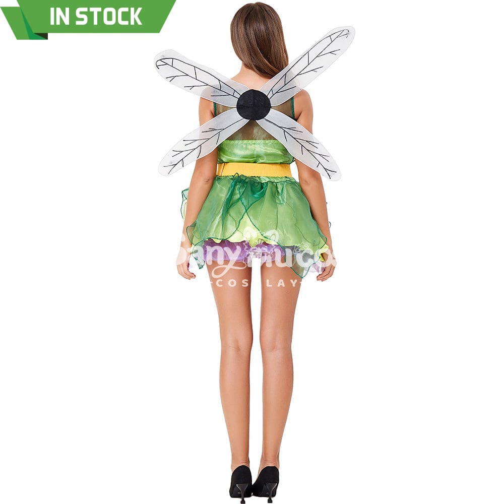 【In Stock】Halloween Cosplay Green Forest Dragonfly Costume Costumes