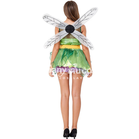 【In Stock】Halloween Cosplay Green Forest Dragonfly Costume Costumes