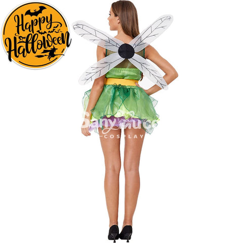 【In Stock】Halloween Cosplay Green Forest Dragonfly Costume Costumes