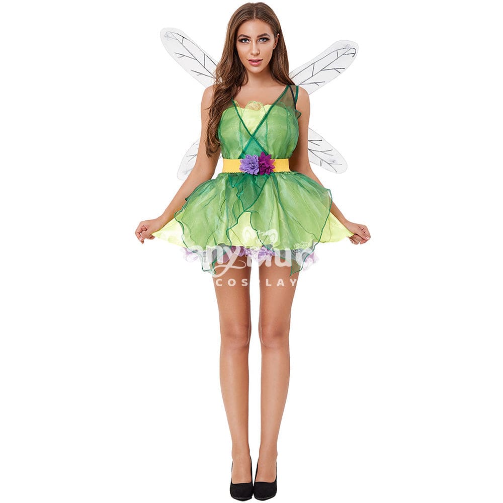 【In Stock】Halloween Cosplay Green Forest Dragonfly Costume Costumes