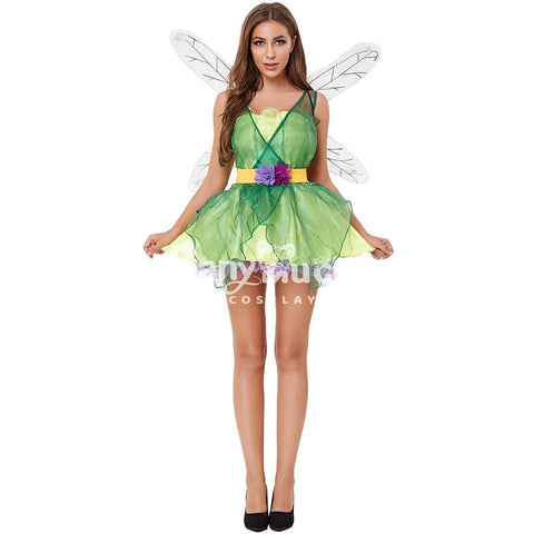 【In Stock】Halloween Cosplay Green Forest Dragonfly Costume Costumes