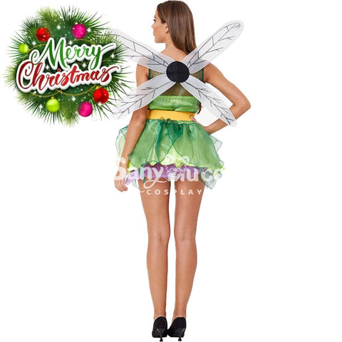 【In Stock】Halloween Cosplay Green Forest Dragonfly Costume Costumes