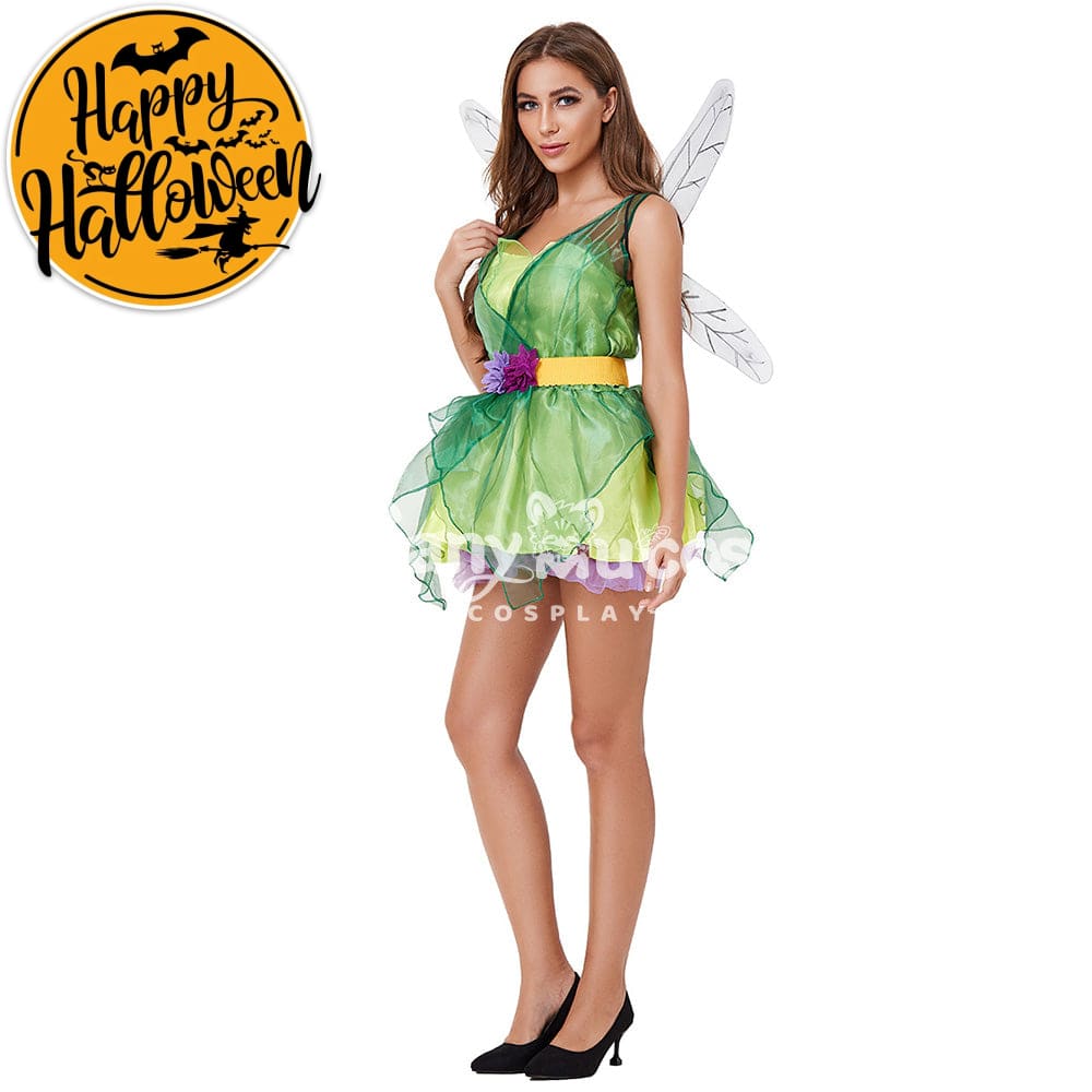 【In Stock】Halloween Cosplay Green Forest Dragonfly Costume Costumes