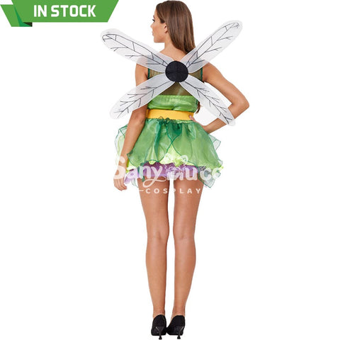 【In Stock】Halloween Cosplay Green Forest Dragonfly Costume Costumes