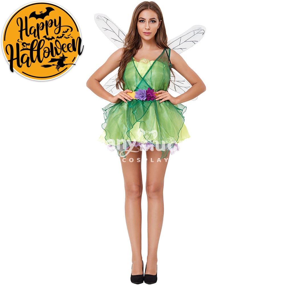 【In Stock】Halloween Cosplay Green Forest Dragonfly Costume Costumes