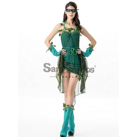 【In Stock】Halloween Cosplay Green Forest Dryad Costume Costumes