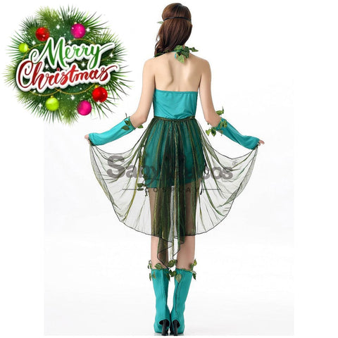 【In Stock】Halloween Cosplay Green Forest Dryad Costume Costumes